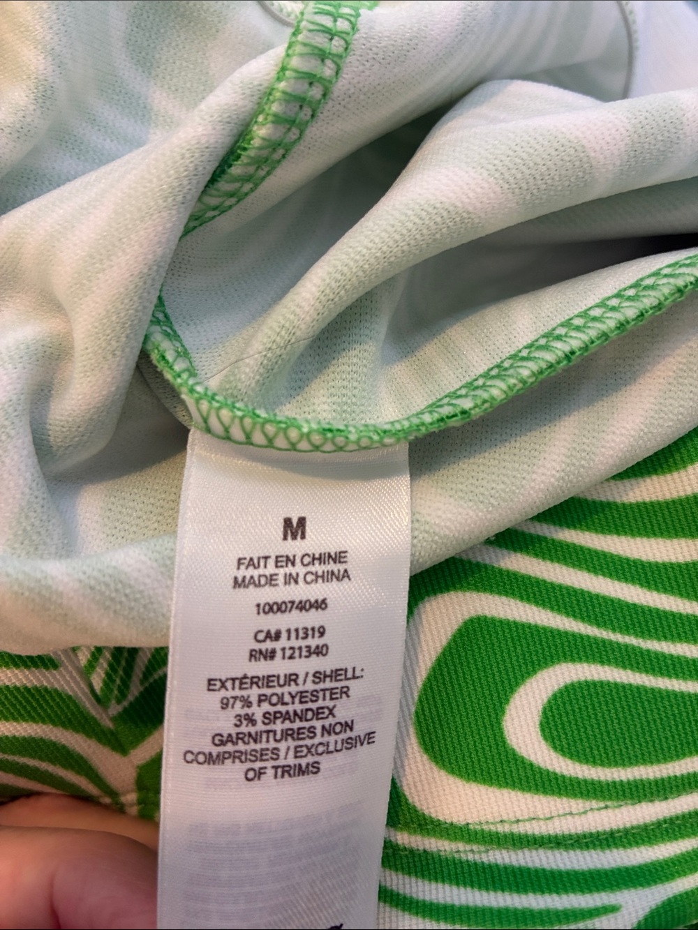 Garage Odessa Green Retro Swirl Flare Pants Size Medium Vintage-inspired 70’s - Picture 11 of 15